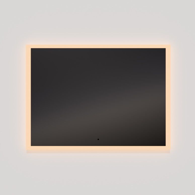 Starlight 36 X 36 inch Black LED Lighted Mirror, Vanita by Oxygen