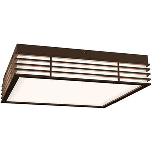 Marue LED 15 inch Textured Bronze Surface Mount Ceiling Light