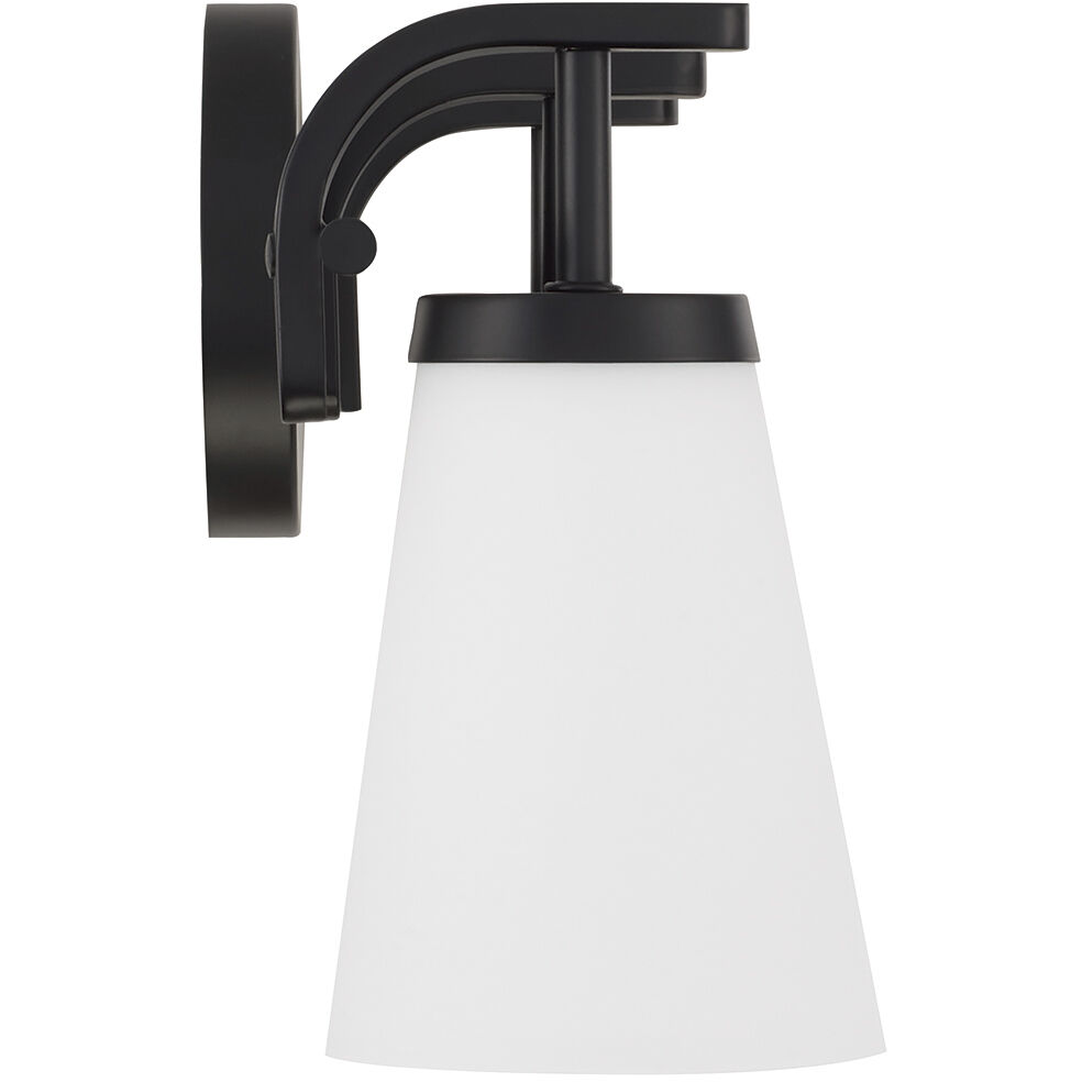 Drake 3 Light 23 inch Matte Black Vanity Light Wall Light