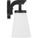 Drake 3 Light 23 inch Matte Black Vanity Light Wall Light
