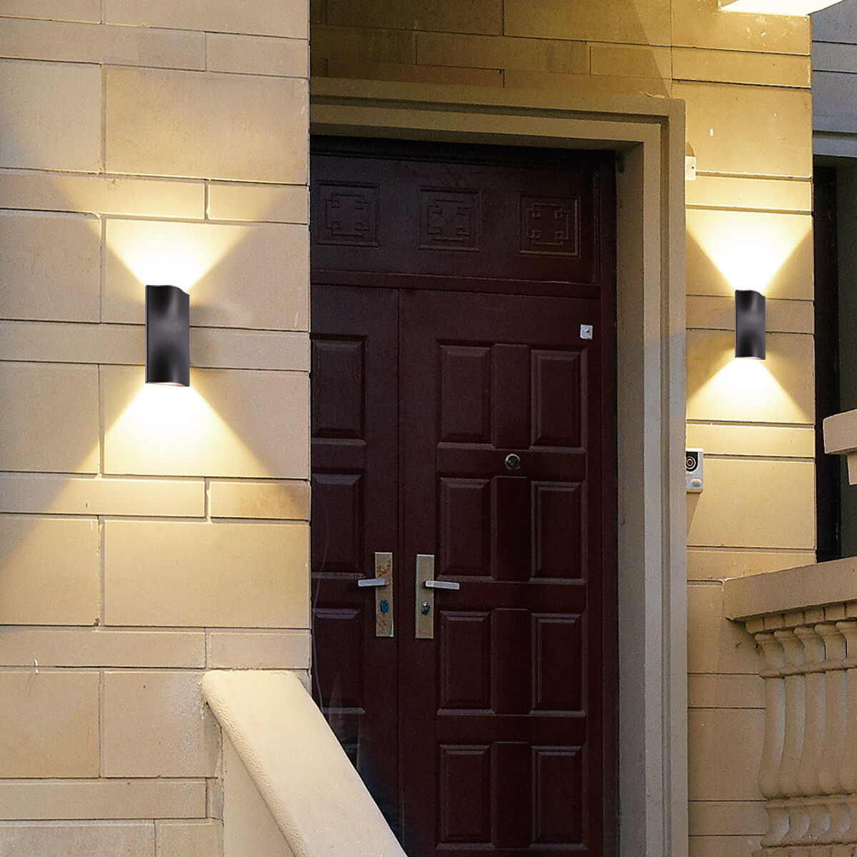 Haven LED 10 inch Marine Grey Outdoor Wall Mount