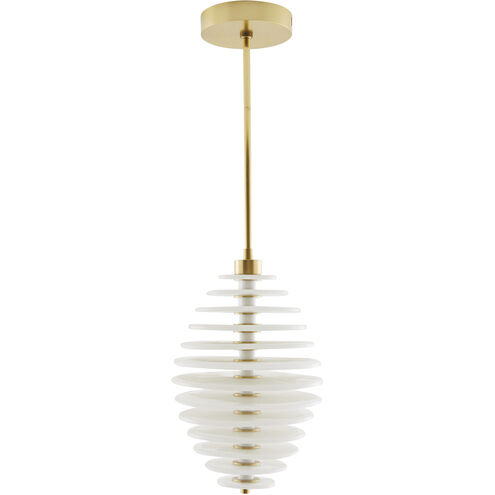Penelope 1 Light 13 inch Clear Seedy Pendant Ceiling Light