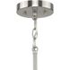 Silva 1 Light 9.5 inch Brushed Nickel Pendant Ceiling Light, Design Series