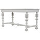 Portuguese 60 X 28 inch Solid White Desk, Small