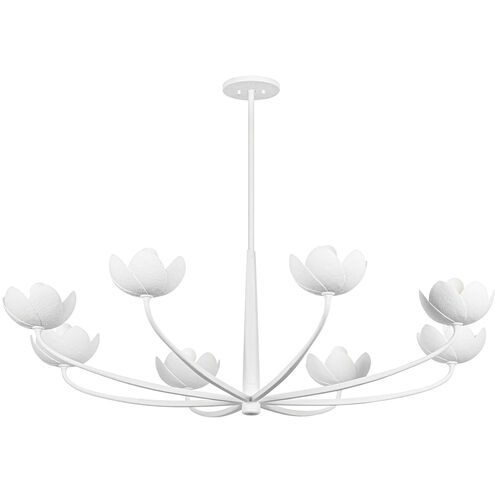 Arcata 8 Light 55 inch Gesso White Chandelier Ceiling Light