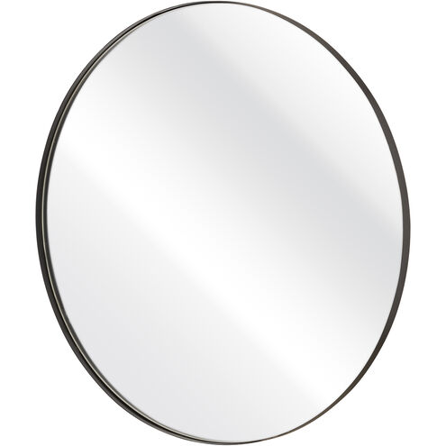 Beni 36 X 36 inch Black with Clear Wall Mirror, Large