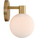Fenton 1 Light 6 inch Legacy Brass Vanity Light Wall Light