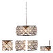 Madison 5 Light 20 inch Polished Nickel Pendant Ceiling Light in Clear, Urban Classic