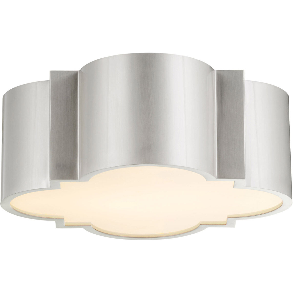 Wyatt 2 Light 16 inch Satin Nickel Flush Mount Ceiling Light