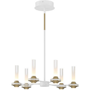 Torcia 6 Light 24.50 inch Chandelier