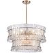 Sophie 9 Light 28.5 inch Lacquered Gold Pendant Ceiling Light