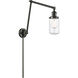 Dover 30 inch 3.50 watt Oil Rubbed Bronze Swing Arm Wall Light, Franklin Restoration