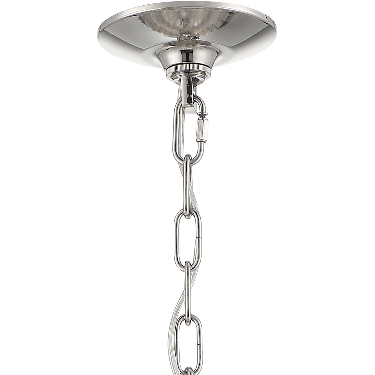 Hayes 16 Light 28 inch Polished Nickel Chandelier Ceiling Light