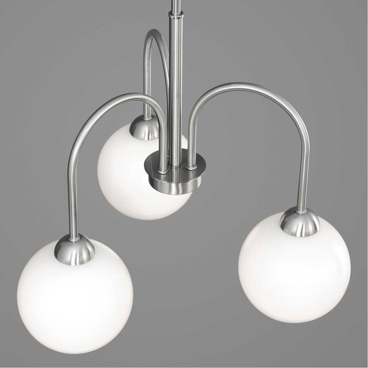 Carisa 3 Light 21.5 inch Brushed Nickel Chandelier Ceiling Light