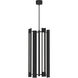 Kelly by Kelly Wearstler Carson LED 16.13 inch Midnight Black Pendant Ceiling Light