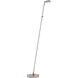 George's Reading Room 50 inch 8.00 watt Brushed Nickel Floor Lamp Portable Light, Pharmacy