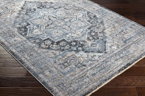Babel 94 X 63 inch Pewter Rug, Rectangle