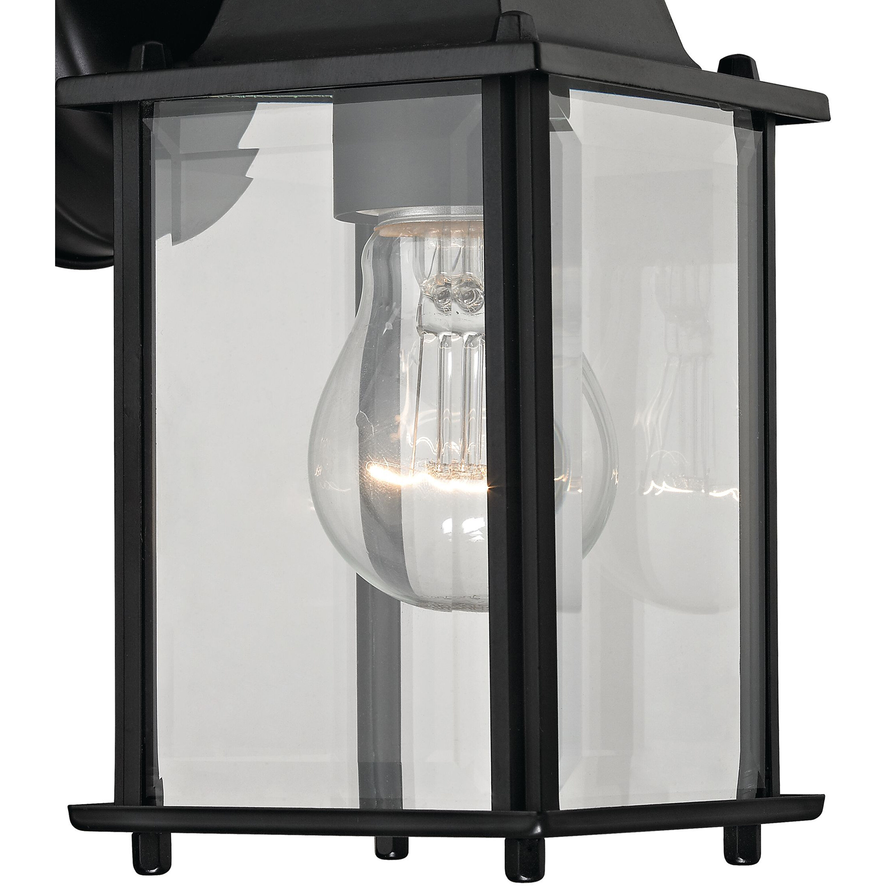 Cotswold 1 Light 9 inch Matte Black Outdoor Sconce