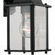 Cotswold 1 Light 9 inch Matte Black Outdoor Sconce