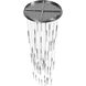Main St. LED 37 inch Polished Nickel Multi Port Pendant Ceiling Light