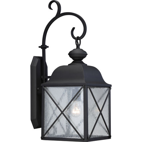 Wingate 1 Light 25 inch Textured Black Outdoor Wall Light