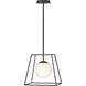 Jonas LED 13 inch Black Indoor Pendant Ceiling Light