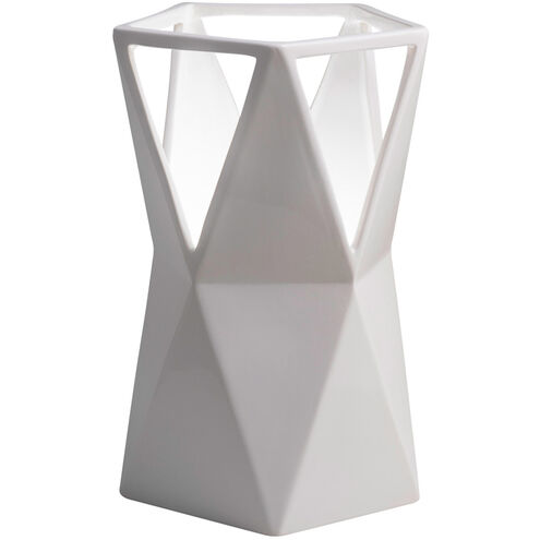 Portable 11.75 inch 9 watt Gloss White Table Lamp Portable Light