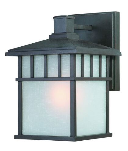 Barton 1 Light 20 inch Olde World Iron Exterior Wall Lantern in White Linen