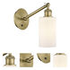Ballston Clymer 1 Light 5 inch Antique Brass Sconce Wall Light