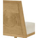 Santos Sea Sand and Satin Brass and Liller Malt Side Chair