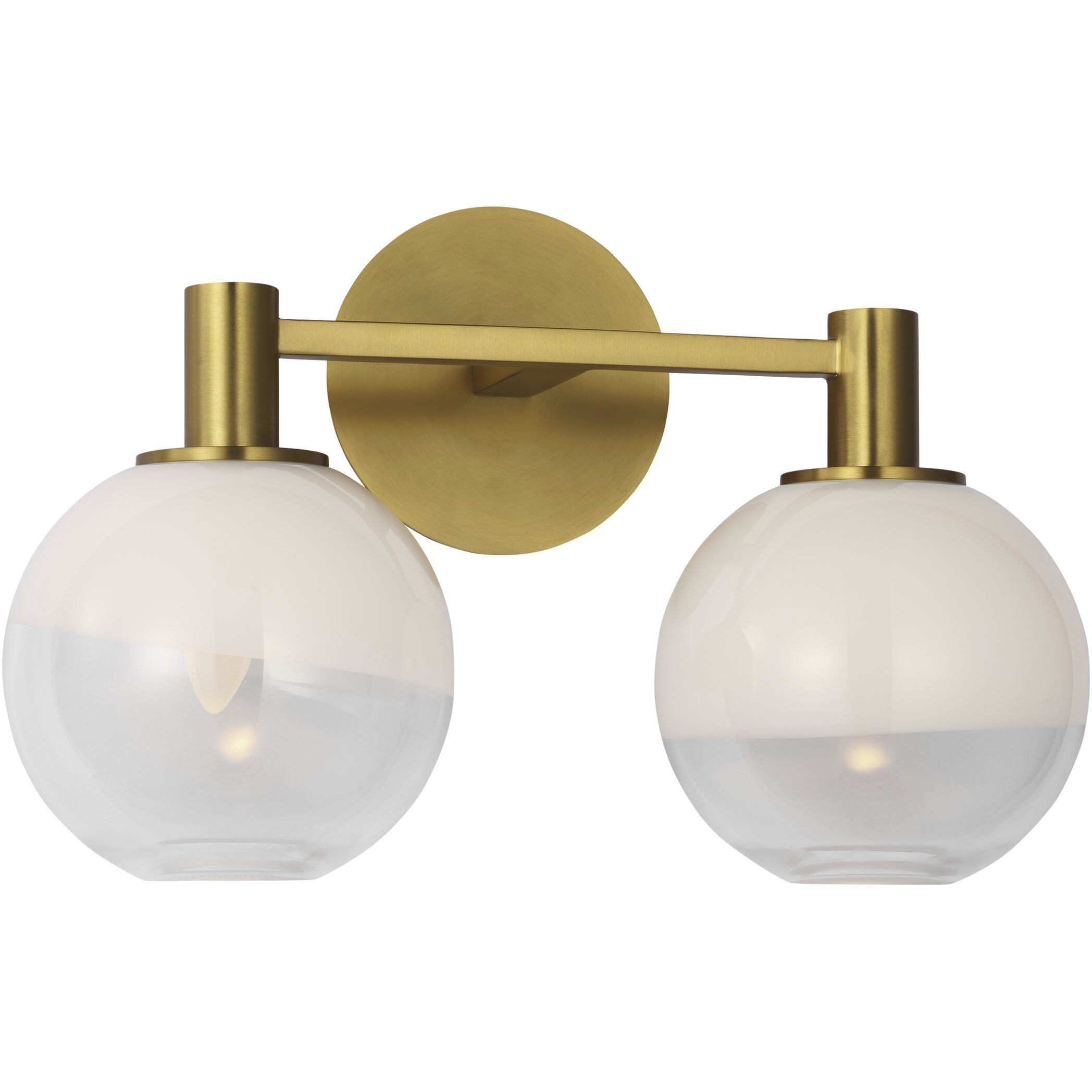 Sean Lavin Torian 2 Light 15 inch Burnished Brass Bath Vanity Wall Light