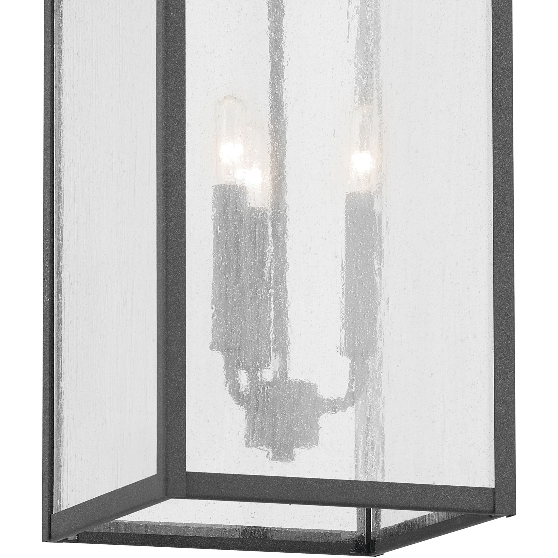 Lahden 3 Light 26 inch Weathered Zinc Outdoor Wall Sconce, Large