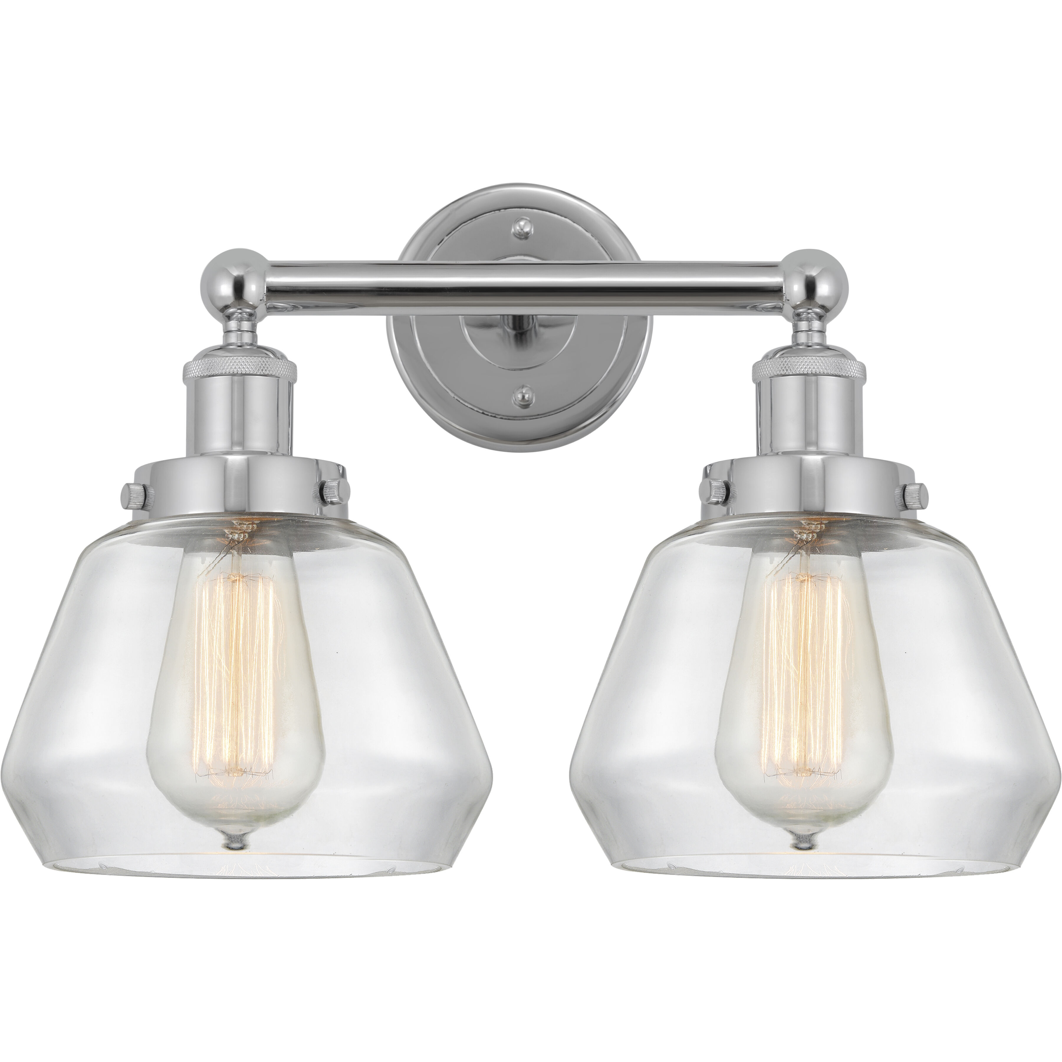 Fulton 2 Light 16 inch Polished Chrome Bath Vanity Light Wall Light