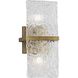 Chevall 2 Light 7 inch Gold Ombre Wall Sconce Wall Light, Design Series