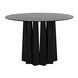 Column 44 X 44 inch Matte Black Dining Table