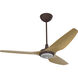 Haiku 60 inch Oil Rubbed Bronze with Caramel Wood Grain Blades Outdoor Ceiling Fan