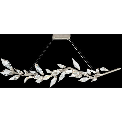Foret Linear Pendant Ceiling Light in Silver