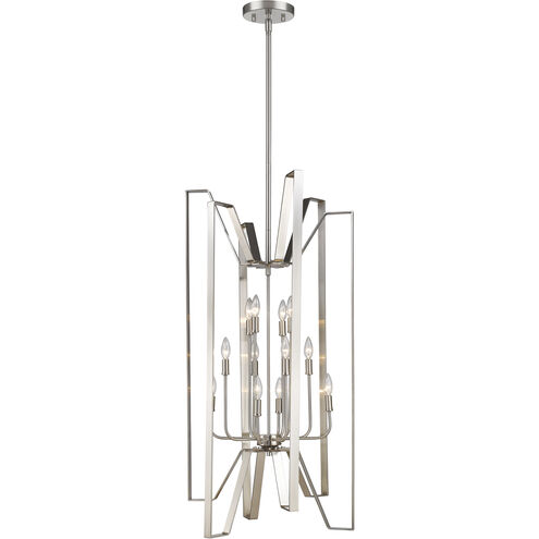 Marsala 12 Light 22 inch Brushed Nickel Pendant Ceiling Light
