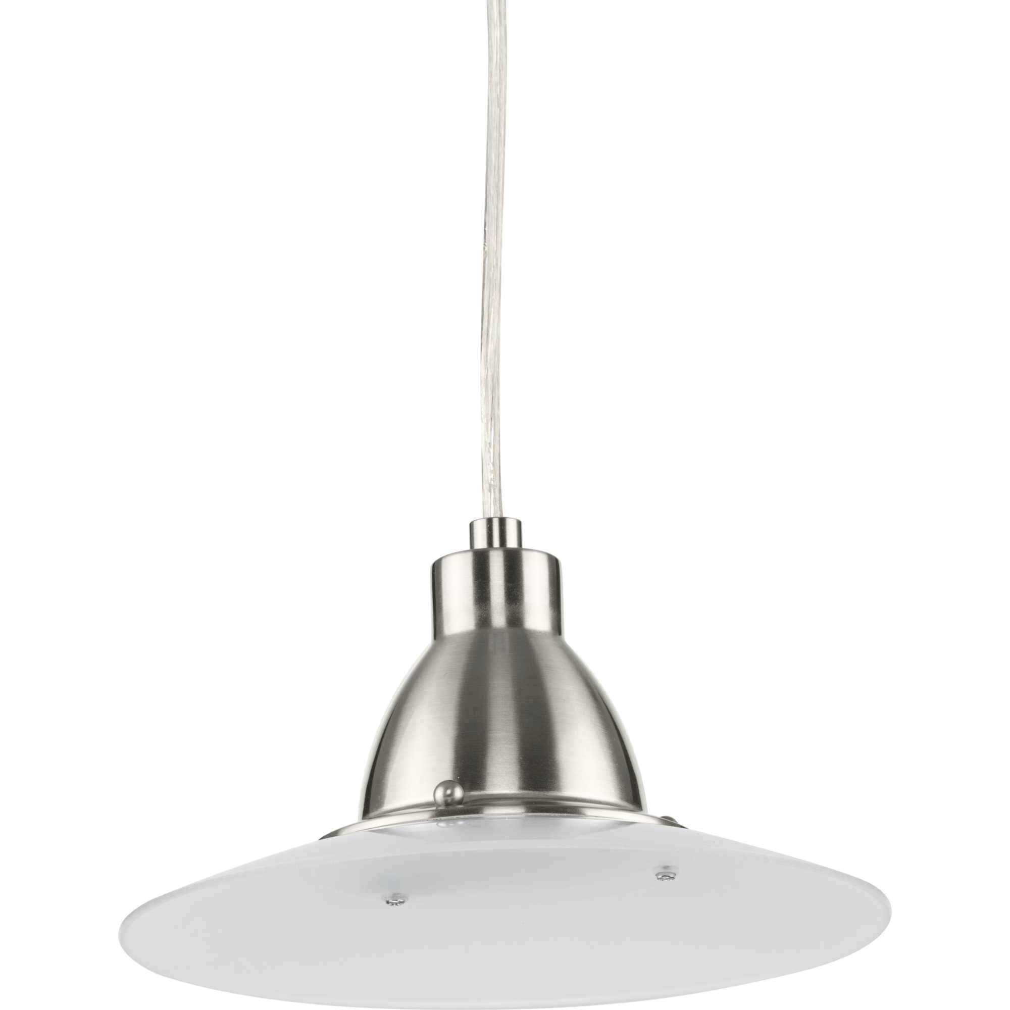Avant LED LED 9 inch Brushed Nickel Mini-Pendant Ceiling Light, Progress LED