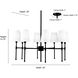 Adorra 8 Light 30 inch Polished Nickel Chandelier Ceiling Light