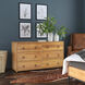 Lark 6 Drawer Natural Wood Dresser in Light Brown