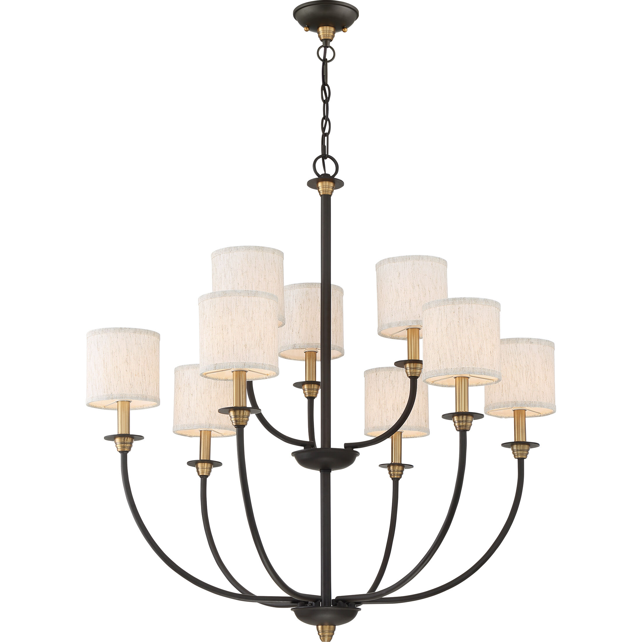 Audley 9 Light 33 inch Old Bronze Chandelier Ceiling Light