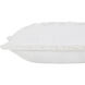 Alivia 15 inch White and Ivory Pillow