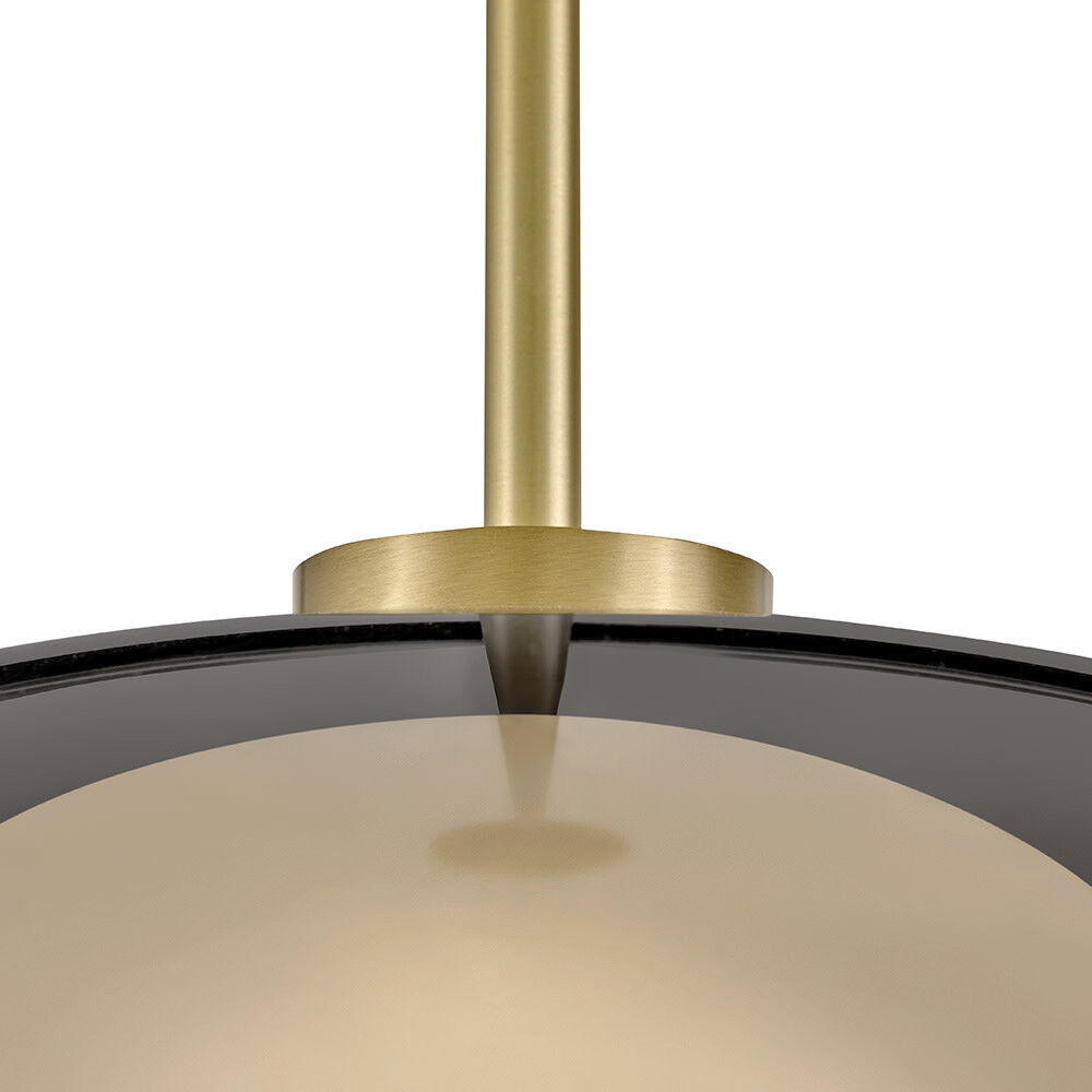 Jace LED 14 inch Lacquered Brass Pendant Ceiling Light