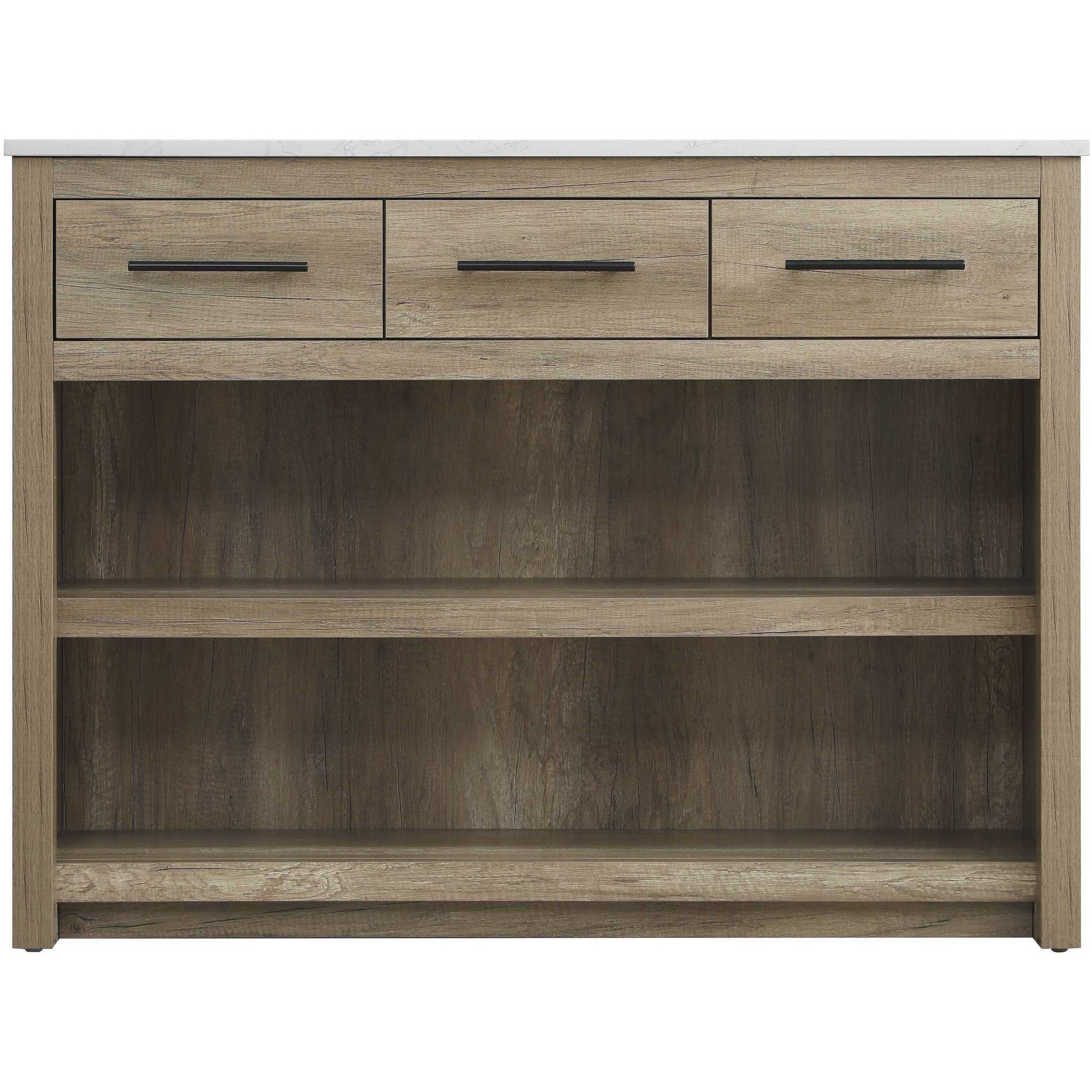 Porter Natural Oak Kitchen Island