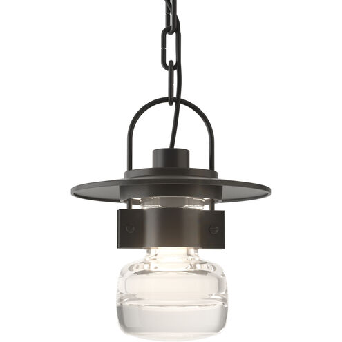 Mason 1 Light 8.2 inch Coastal Black Outdoor Ceiling Fixture