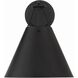 Xavier Bath Sconce Wall Light in Matte Black