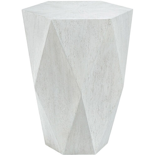 Volker 24 X 19 inch Fresh White Ceruse Side Table