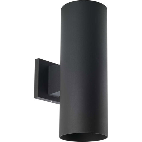5IN CYL RNDS Up/Down Outdoor Wall Light in Black