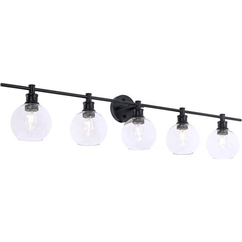 Collier 5 Light 47 inch Black Wall sconce Wall Light